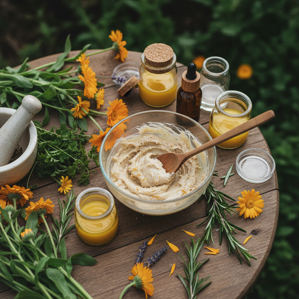 Cosmétique maison : 5 recettes aux plantes du jardin